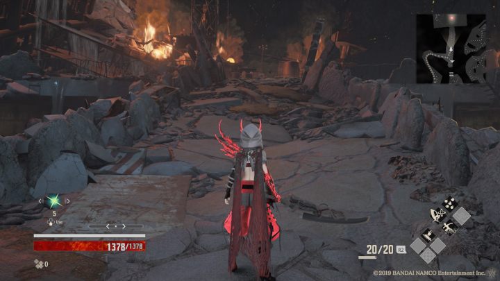 Teraz czeka cię wejście na samą górę, jest to wejście na arenę z bossem o nazwie Invading Executioner, który jest typem wodnistego przeciwnika - Bottomless Shore | Solucja Code Vein - Code Vein - poradnik do gry