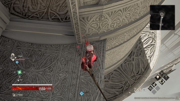 Teraz na końcu drogi po prawej stronie zeskocz niżej - Gated Room | Solucja Code Vein - Code Vein - poradnik do gry