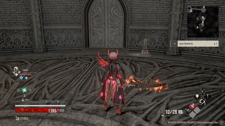 Zanim pójdziesz do drzwi wcześniej otwartych, otwórz w pomieszczeniu do którego zszedłeś, kolejne drzwi - Gated Room | Solucja Code Vein - Code Vein - poradnik do gry