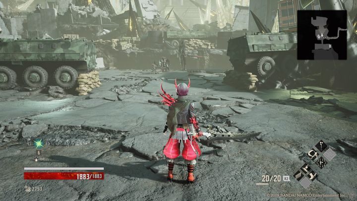 Main Battlefield to bardzo mała lokacja, można uznać ją nawet za checkpoint w walce z bossem regionu, jednak jest kilka rzeczy, które warto podnieść w niej, a dopiero potem udać się do głównej areny - Main Battlefield | Solucja Code Vein - Code Vein - poradnik do gry