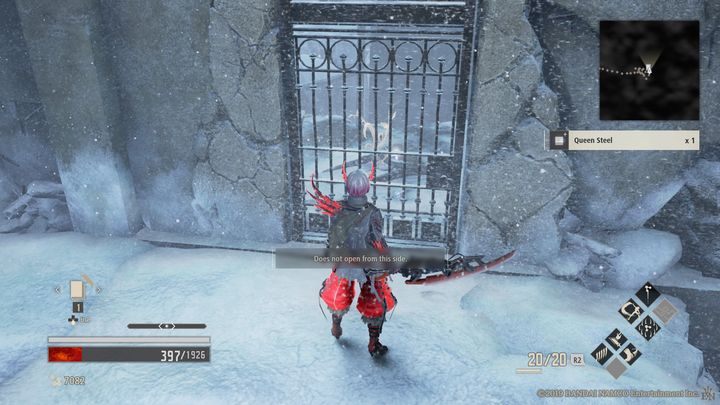 Po pokonaniu go, podnieś znajdujący się obok ciała Queen Steel - Ridge of Frozen Souls | Solucja Code Vein - Code Vein - poradnik do gry