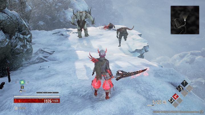 Pokonaj przeciwników widniejących na zdjęciu i podnieś Fionn Vestige Part C oraz oczyść Rotten Mistle i cofnij się - Iceless Falls | Solucja Code Vein - Code Vein - poradnik do gry