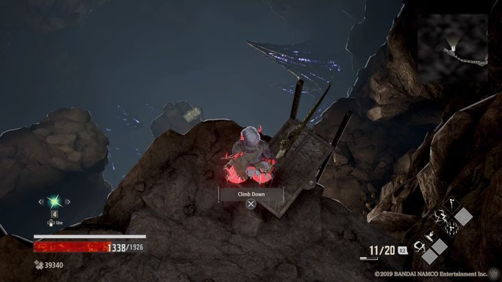 Gdy już pokonasz bossa regionu, warto jest wybrać drugą drogę, która prowadzi do dużych, fioletowych drzwi - Iceless Falls | Solucja Code Vein - Code Vein - poradnik do gry