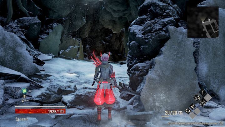 Po prawej stronie znajduje się kolejna grota, która prowadzi do nowej lokacji - Iceless Falls | Solucja Code Vein - Code Vein - poradnik do gry