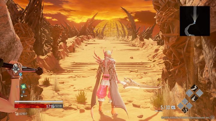 Na wprost ciebie znajduje się droga do bossa regionu, Successor of the Throat - Sunken Ruins | Solucja Code Vein - Code Vein - poradnik do gry