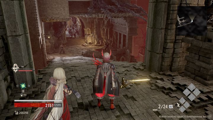 Zejdź na dół pokonując wszystkich przeciwników - Provisional Government Center | Solucja Code Vein - Code Vein - poradnik do gry
