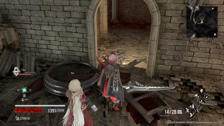 Pierwsza droga po zniszczeniu przedmiotów prowadzi do przedmiotu Mark of Honor - Provisional Government Center | Solucja Code Vein - Code Vein - poradnik do gry