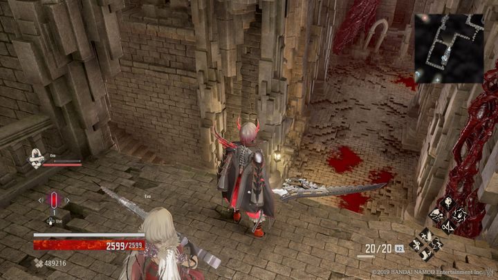 Znajdując się przy Mistle, zeskocz w dół, będziesz teraz we wcześniejszym pomieszczeniu, w którym nic nie było - Connecting Bridge | Solucja Code Vein - Code Vein - poradnik do gry