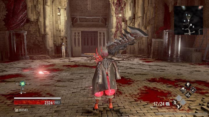 Na wprost ciebie znajduje się kolejny NPC oraz winda, która prowadzi do ostatniego już regionu - Connecting Bridge | Solucja Code Vein - Code Vein - poradnik do gry