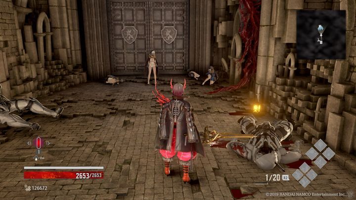 Kiedy jesteś pewny, że wymieniłeś wszystkie Eos Vestige u Attendant of the Relics, możesz zjechać na dół windą - Connecting Bridge | Solucja Code Vein - Code Vein - poradnik do gry