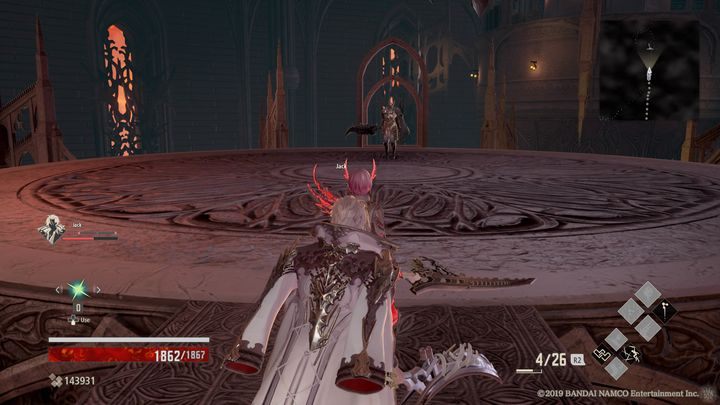 Tam czeka cię walka z kolejnymi żołnierzami Mido - Crypt Spire | Solucja Code Vein - Code Vein - poradnik do gry