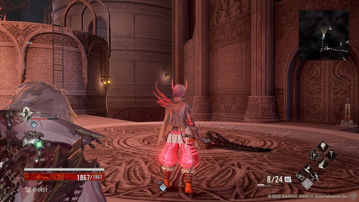 Udaj się najpierw w lewo, wchodząc po drabinie - Crypt Spire | Solucja Code Vein - Code Vein - poradnik do gry