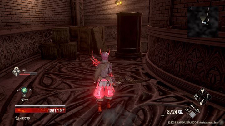 Kawałek dalej, po prawej stronie rozwal skrzynie, znajdziesz tam Warrior Vestige Part A - Crypt Spire | Solucja Code Vein - Code Vein - poradnik do gry