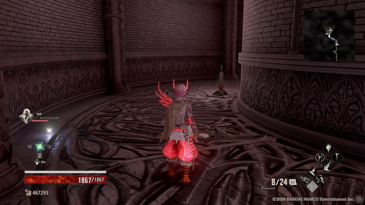 Skręć w lewo, podnieś Ichor Concentrate - Crypt Spire | Solucja Code Vein - Code Vein - poradnik do gry