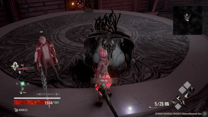 Klucz znajduje się tuż za jego plecami - Crypt Spire | Solucja Code Vein - Code Vein - poradnik do gry