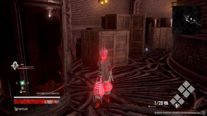 Do windy jednak na razie nie wchodź, rozwal wszystkie skrzynie i inne łamliwe rzeczy, tam znajdziesz Hephaestus Vestige Part A, Queen Titanium oraz Sushi Tacos - Crypt Spire | Solucja Code Vein - Code Vein - poradnik do gry