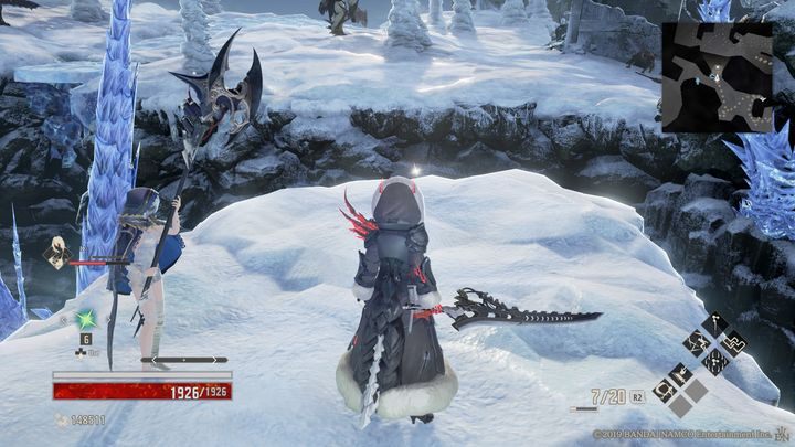 Po prawej stronie znajdziesz Antifreeze Tonic (x3), uważaj jednak na zasadzkę, z tyłu pojawi się przeciwnik, gdy podniesiesz przedmiot - Observatory Site | Solucja Code Vein - Code Vein - poradnik do gry