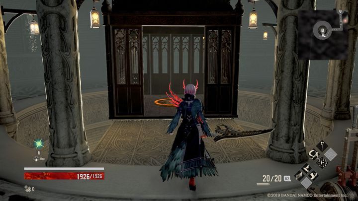 Po otworzeniu drzwi, zjedź windą na dół, otwórz drzwi i aktywuj Mistle, Ashen Cavern - Ashen Cavern | Solucja Code Vein - Code Vein - poradnik do gry