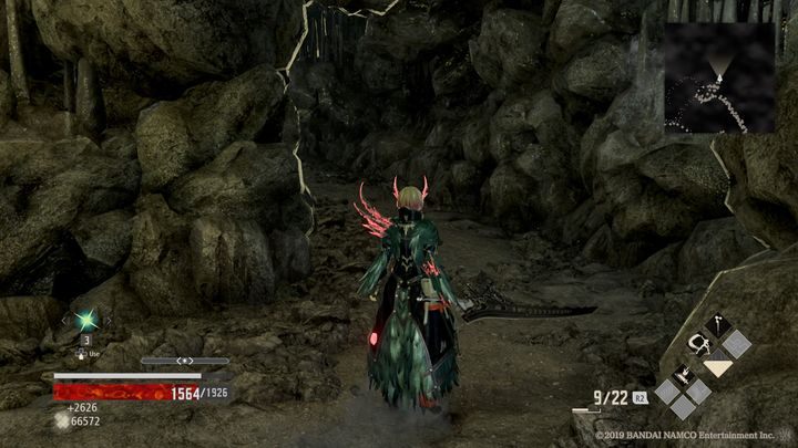 Cofnij się teraz do pierwszego przejścia na niższym poziomie - Ashen Cavern | Solucja Code Vein - Code Vein - poradnik do gry