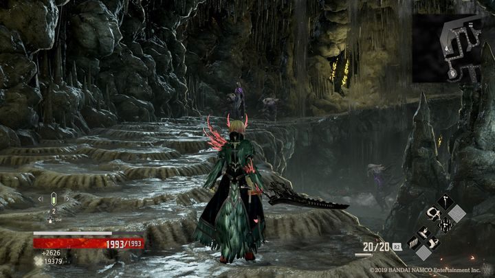 Idź w górę, zmierzysz się tam z kilkoma przeciwnikami - Towering Crags | Solucja Code Vein - Code Vein - poradnik do gry