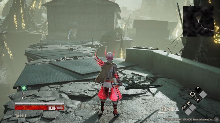 Idąc kawałek dalej, na wprost ciebie będzie przeciwnik pilnujący drzwi - Research Facility Area | Solucja Code Vein - Code Vein - poradnik do gry