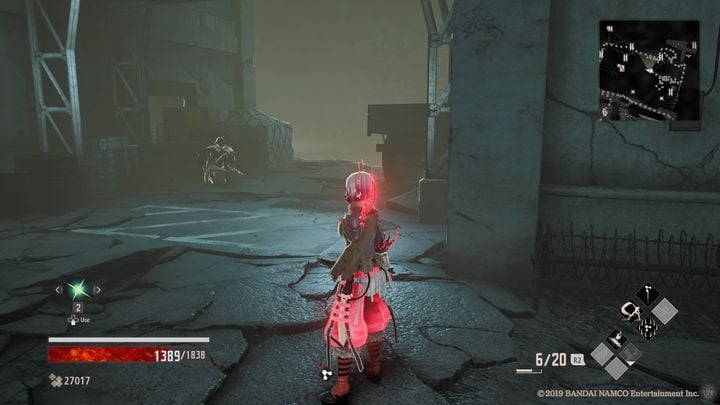 Po lewej stronie znajduje się wejście do budynku, którego pilnują dwa psy oraz jeden wróg the Lost - Military Storehouse | Solucja Code Vein - Code Vein - poradnik do gry