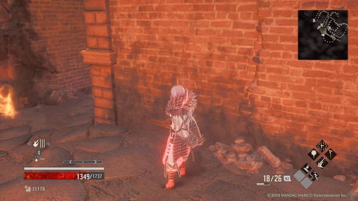 Pokonaj przeciwników i przebiegnij przez lawę - City of Falling Flame | Solucja Code Vein - Code Vein - poradnik do gry