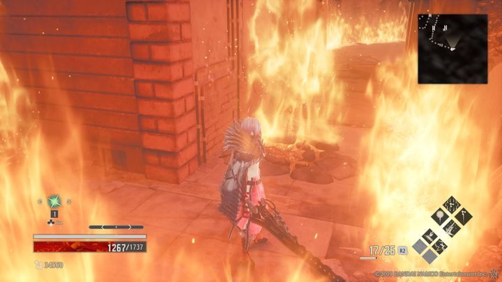 Pokonaj przeciwnika i idź dalej uważając na wybuchy - City of Falling Flame | Solucja Code Vein - Code Vein - poradnik do gry