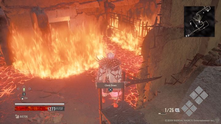 Po wszystkim wróć do miejsca opuszczenia drabiny, gdzie znalazłeś pierwszy Vestige - City of Falling Flame | Solucja Code Vein - Code Vein - poradnik do gry