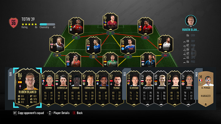 LP - FIFA 20: Drużyna Tygodnia 39 (TOTW 39) - FIFA 20 - poradnik do gry