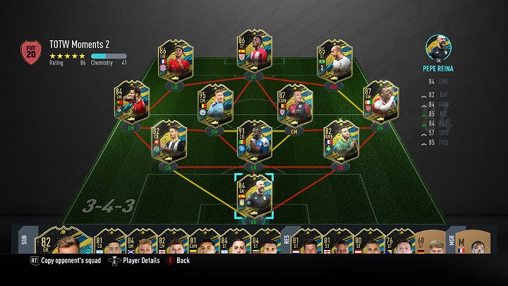 LP - Historie Drużyny Tygodnia 2 (TOTW Moments) w FIFA 20 Ultimate Team - FIFA 20 - poradnik do gry