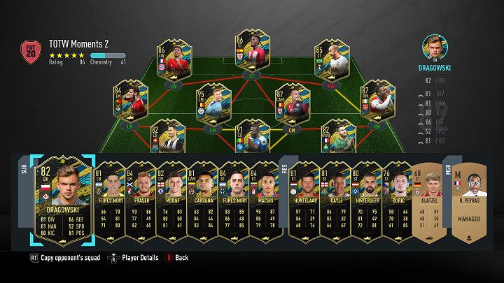 LP - Historie Drużyny Tygodnia 2 (TOTW Moments) w FIFA 20 Ultimate Team - FIFA 20 - poradnik do gry