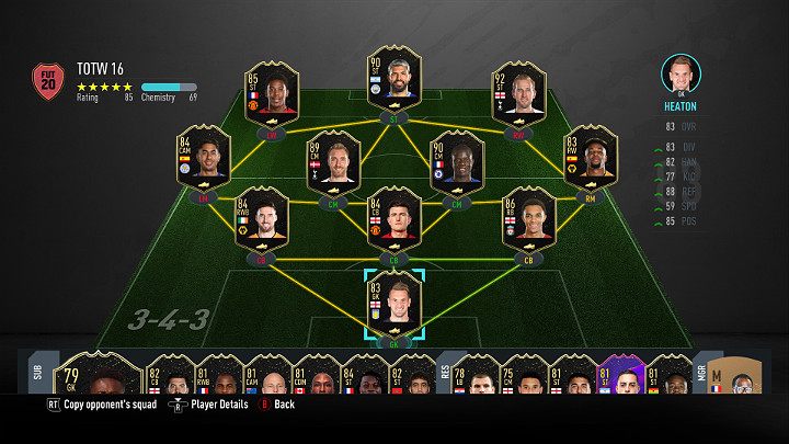 LP - Drużyna Tygodnia 16 (TOTW) - FIFA 20 Ultimate Team - FIFA 20 - poradnik do gry