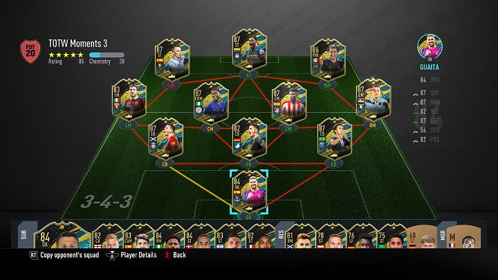 LP - Historie Drużyny Tygodnia 3 (TOTW Moments) w FIFA 20 Ultimate Team - FIFA 20 - poradnik do gry