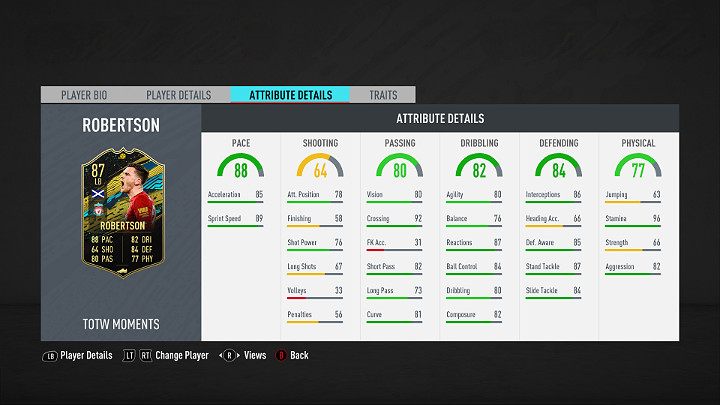 Najlepszym piłkarzem w trzeciej odsłonie Historie Drużyny Tygodnia w grze FIFA 20 jest Andrew Robertson - Szkocki piłkarz występujący na pozycji lewego obrońcy w angielskim klubie Liverpool F - Historie Drużyny Tygodnia 3 (TOTW Moments) w FIFA 20 Ultimate Team - FIFA 20 - poradnik do gry