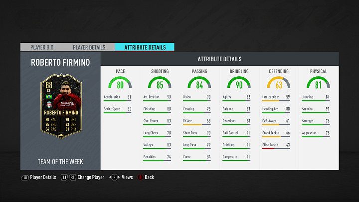 Najlepszym piłkarzem w dwudziestej pierwszej odsłonie Drużyny Tygodnia w grze FIFA 20 jest Roberto Firmino - Brazylijski piłkarz grający na pozycji napastnika w angielskim klubie Liverpool F - Drużyna Tygodnia 21 (TOTW) - FIFA 20 Ultimate Team - FIFA 20 - poradnik do gry