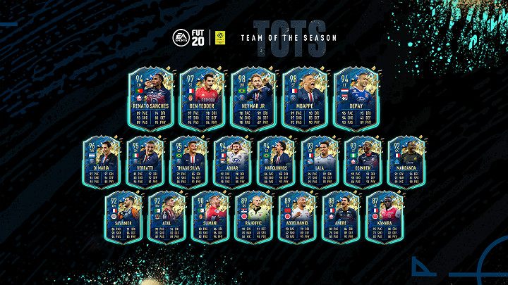 LP - FIFA 20: Drużyna Dotychczasowego Sezonu Ligue 1 (Ligue 1 TOTSSF) - FIFA 20 - poradnik do gry