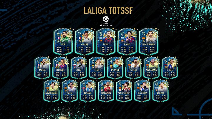 LP - FIFA 20: Drużyna Dotychczasowego Sezonu La Liga (La Liga TOTSSF) - FIFA 20 - poradnik do gry