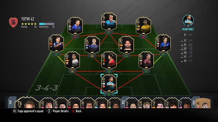 LP - FIFA 20: Drużyna Tygodnia 42 (TOTW 42) - FIFA 20 - poradnik do gry