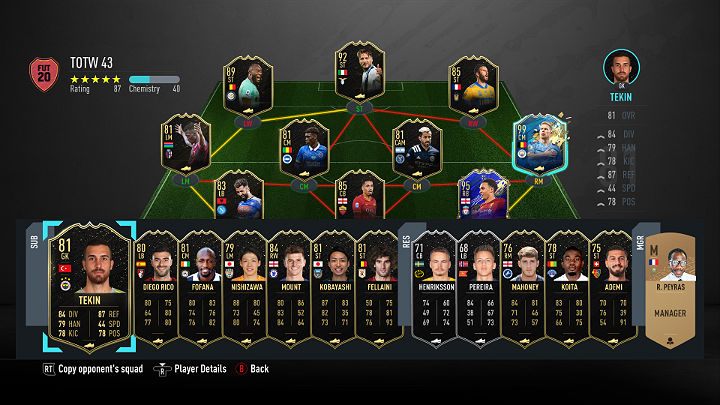 LP - FIFA 20: Drużyna Tygodnia 43 (TOTW 43) - FIFA 20 - poradnik do gry
