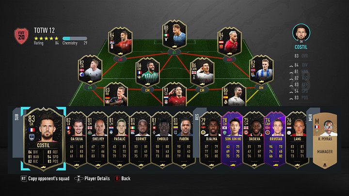 LP - Drużyna Tygodnia 12 (TOTW) - FIFA 20 Ultimate Team - FIFA 20 - poradnik do gry
