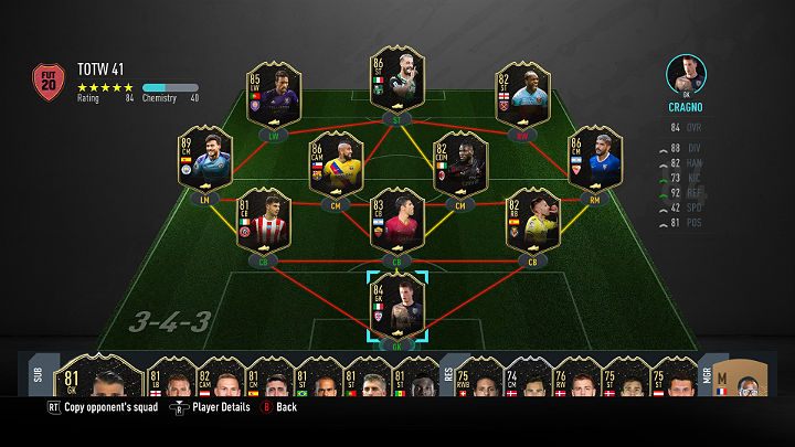 LP - FIFA 20: Drużyna Tygodnia 41 (TOTW 41) - FIFA 20 - poradnik do gry