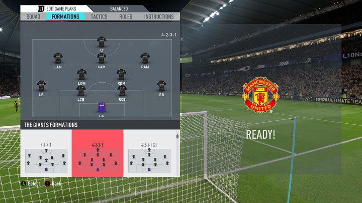 Formacja 4-2-3-1 składa się z 4 obrońców, 2 defensywnych pomocników, 1 ofensywny pomocnika, 2 skrzydłowych oraz 1 napastnika - Najlepsze formacje w FUT 20, FIFA 20 Ultimate Team - FIFA 20 - poradnik do gry