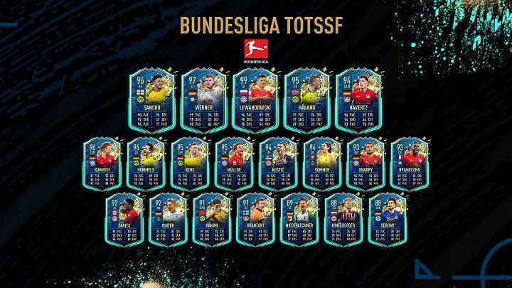 LP - FIFA 20: Drużyna Dotychczasowego Sezonu Bundesliga (Bundesliga TOTSSF) - FIFA 20 - poradnik do gry