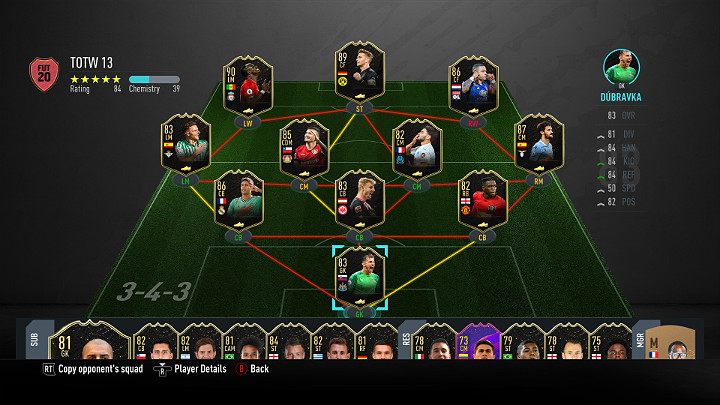 LP - Drużyna Tygodnia 13 (TOTW) - FIFA 20 Ultimate Team - FIFA 20 - poradnik do gry