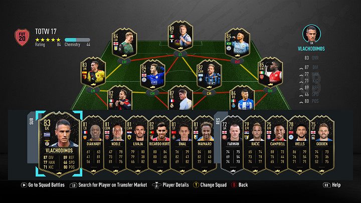 LP - Drużyna Tygodnia 17 (TOTW) - FIFA 20 Ultimate Team - FIFA 20 - poradnik do gry