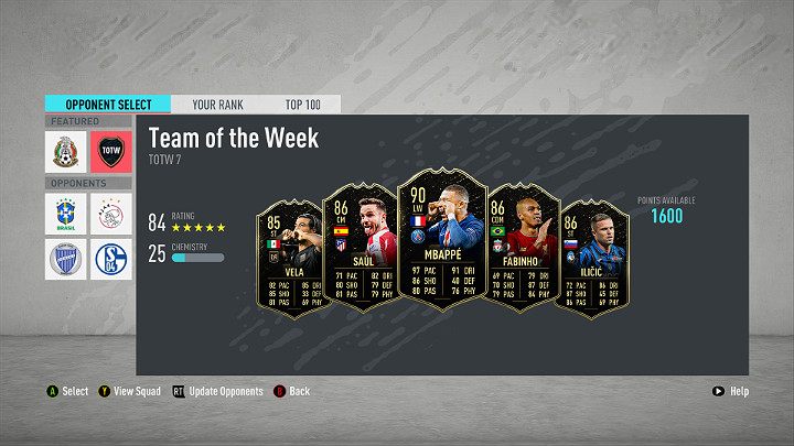 1 - Drużyna Tygodnia 7 (TOTW) - FIFA 20 Ultimate Team - FIFA 20 - poradnik do gry