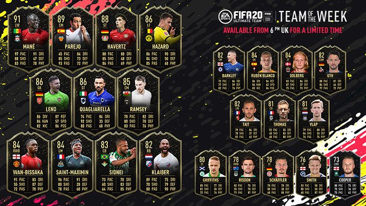 W TOTW 26 można znaleźć także inne bardzo znane nazwiska jak np - Drużyna Tygodnia 26 (TOTW) - FIFA 20 Ultimate Team - FIFA 20 - poradnik do gry