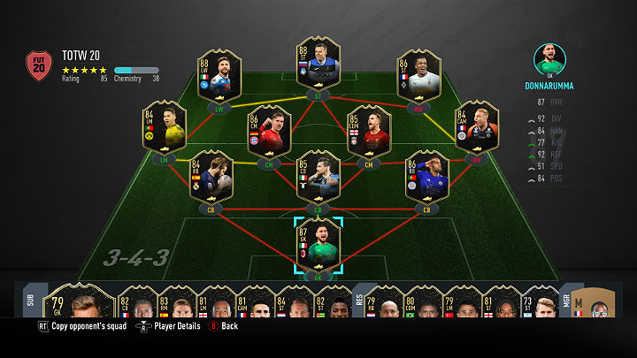 LP - Drużyna Tygodnia 20 (TOTW) - FIFA 20 Ultimate Team - FIFA 20 - poradnik do gry