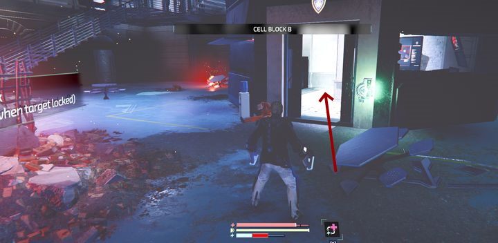 Później, po odblokowaniu Stanowiska Medycznego w Więzieniu, zejdź jeszcze na parter i otwórz drzwi do składu medycznego w Bloku B - The Surge 2: Więzienie - nagrania, sekrety - The Surge 2 - poradnik do gry